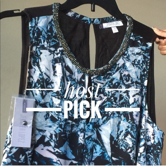 NWT size 14W J.Lo asymmetrical top - Picture 2 of 8